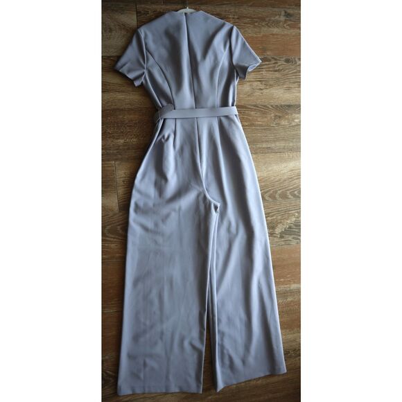 Kay Unger Women's Sz 6 Lilac Purple Ezra Walk Thru Jumpsuit - Picture 6 of 6